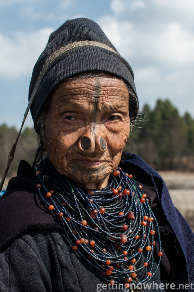 Apatani nose plugs