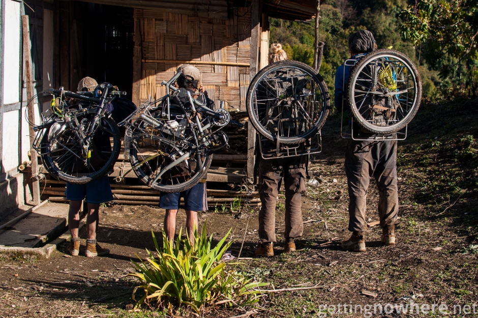 Bicycles rescued from the jungle
