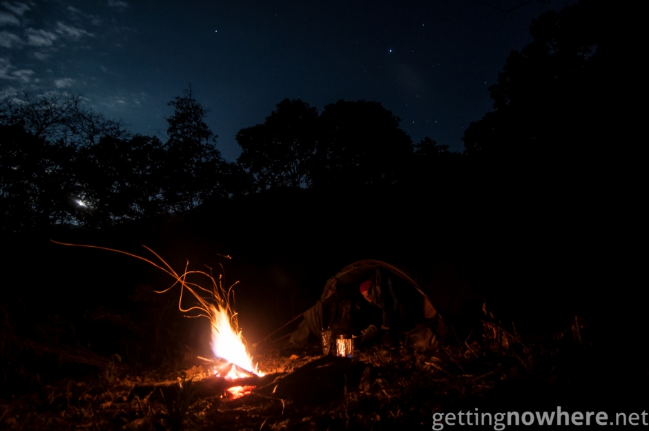 Camping fire