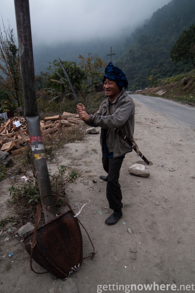 Local man in Arunachal Pradesh