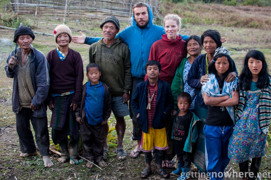 With the locals - Passang