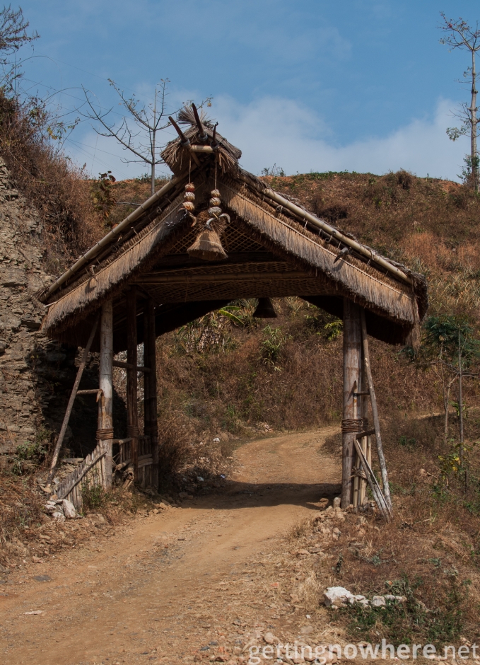 Entry to Naga village
