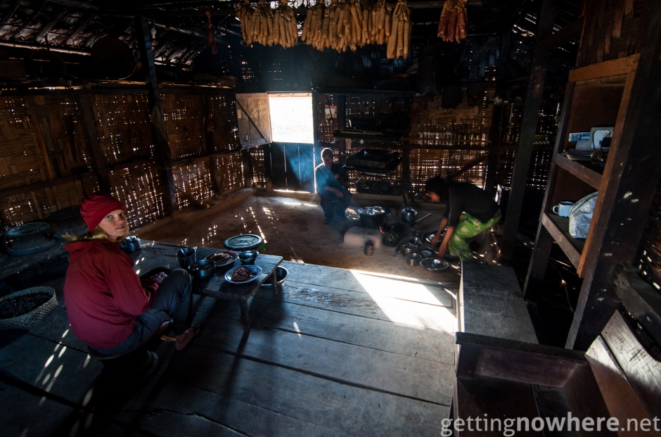 Inside a Naga house