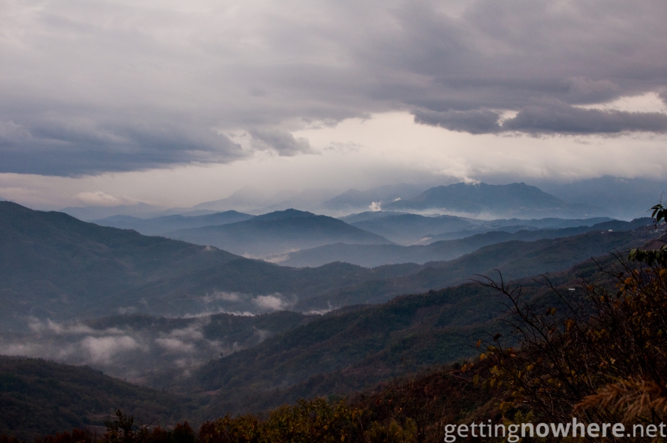 Misty landscape Nagaland