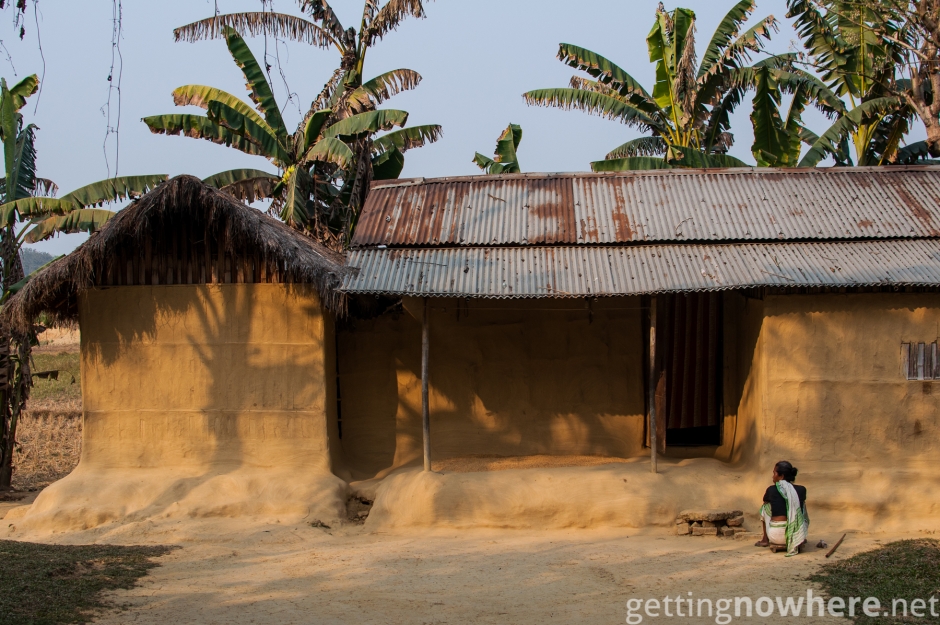 Quiet village life in Assam