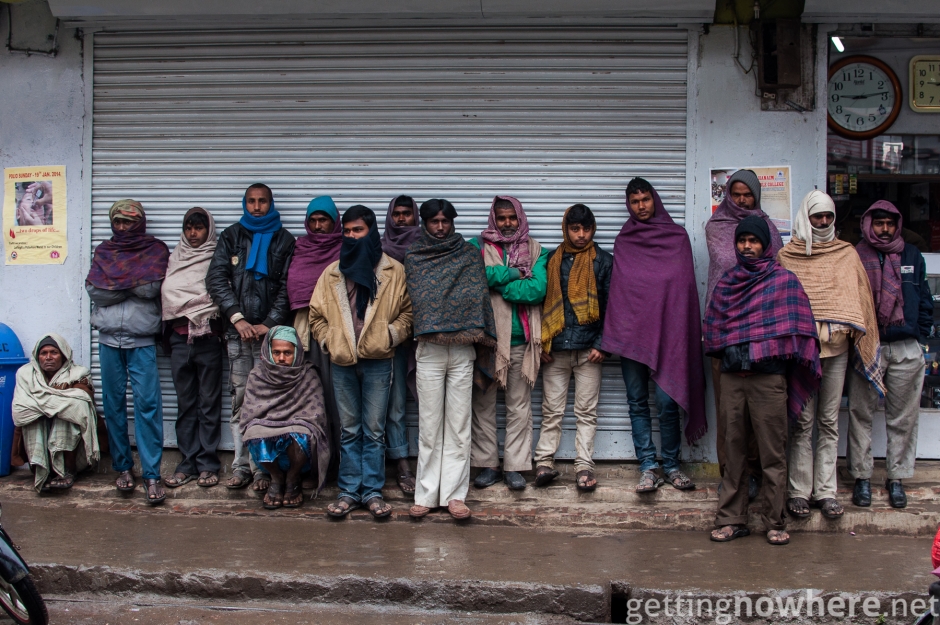 Rainy day in India